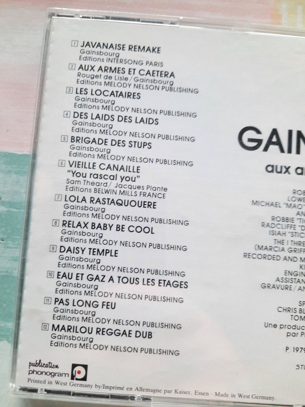 CD: Cd Gainsbourg - Aux Armes caetera – Usato da Pully venduto da bro_n52j 2