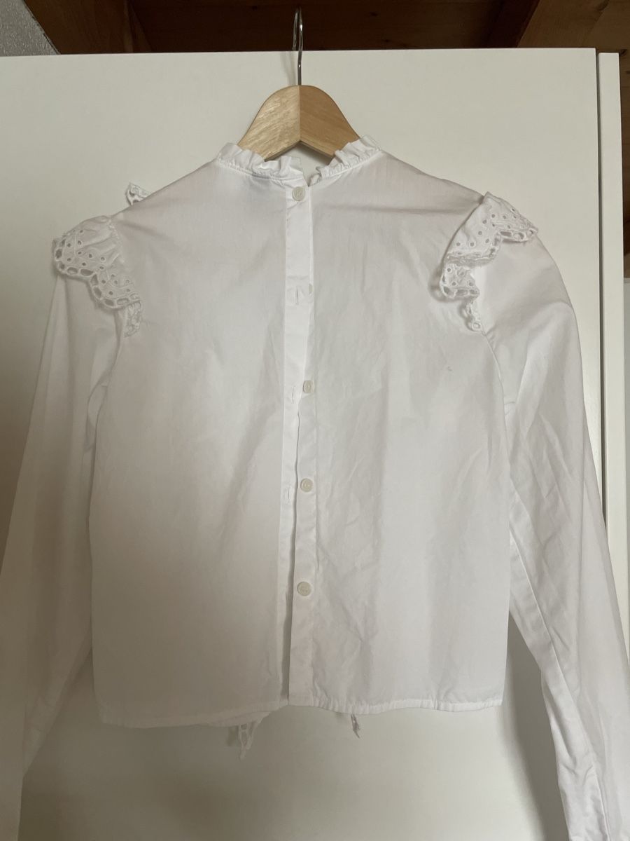 H&M Camicette: H&M Bluse, weiss, Grösse XS, Rüschen – Nuovo (secondo la descrizione) da Malix venduto da fred_59 4