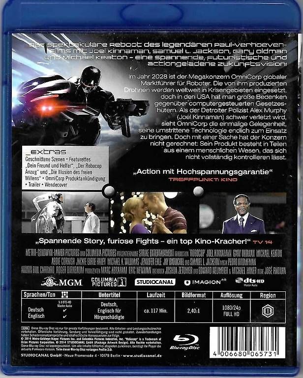 Alle DVDs: RoboCop - Blu-ray Film – Gebraucht aus Dörflingen von Super-Bob 1