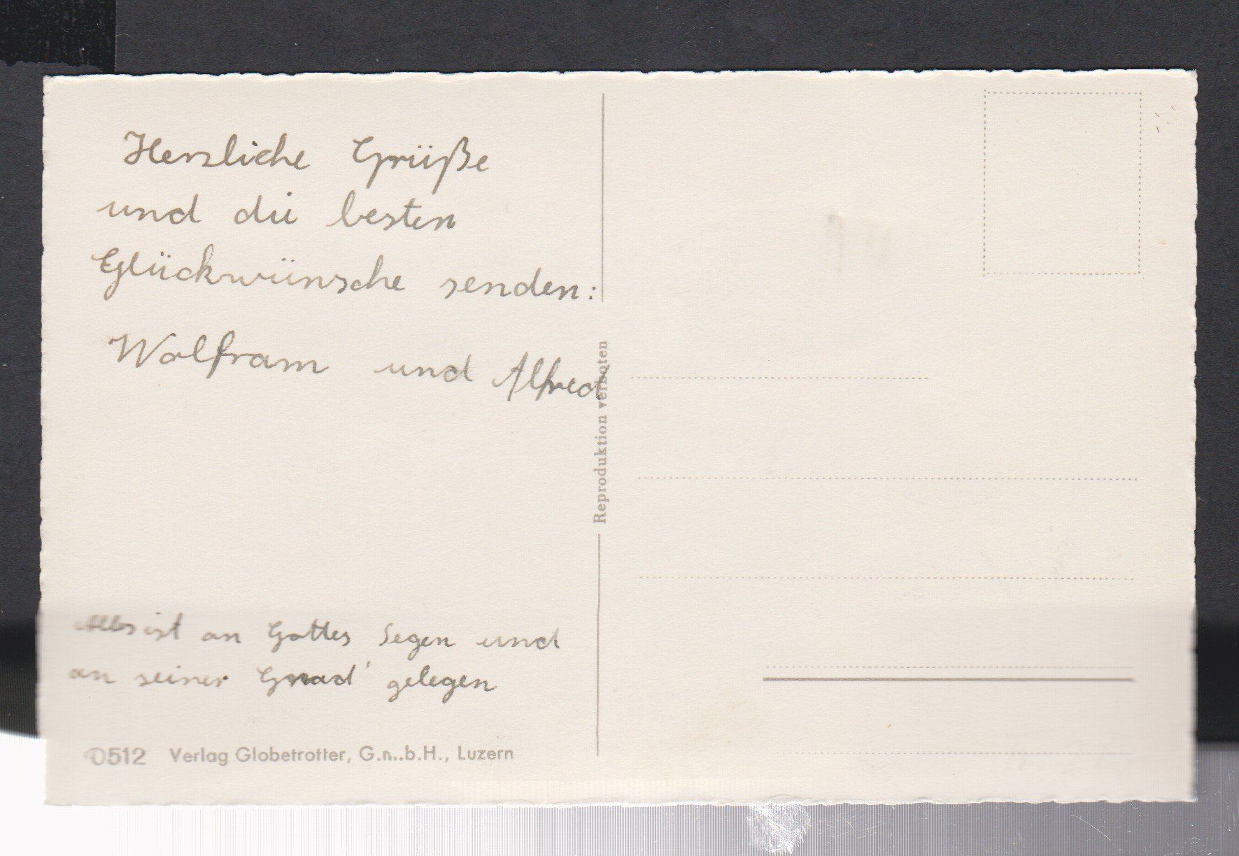 Cartes postales: Meggen  LU   :   alte Ansichtskarte – D'occasion à Vitznau par Ropaku 1