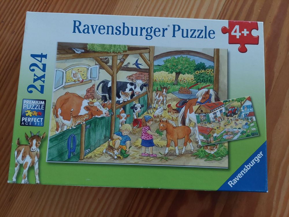 Ravensburger Puzzle 2x24 Teile (Gebraucht) in Lenzburg für CHF 2 – mit ...