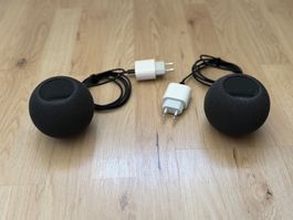 Apple HomePod Mini (Pair) – Space Grey, incl. Power Adapters