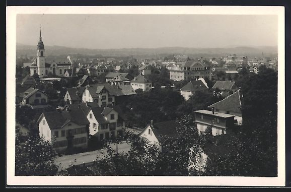 Cartoline postali: Weinfelden, Teilansicht aus der Vogelsch – Usato da Berlin venduto da bartko-reher