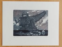 Exlibris Juri Jakovenko - Original Radierung signiert