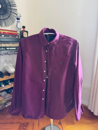 Ralph Lauren Hemd Classic Fit lila guter Zustand