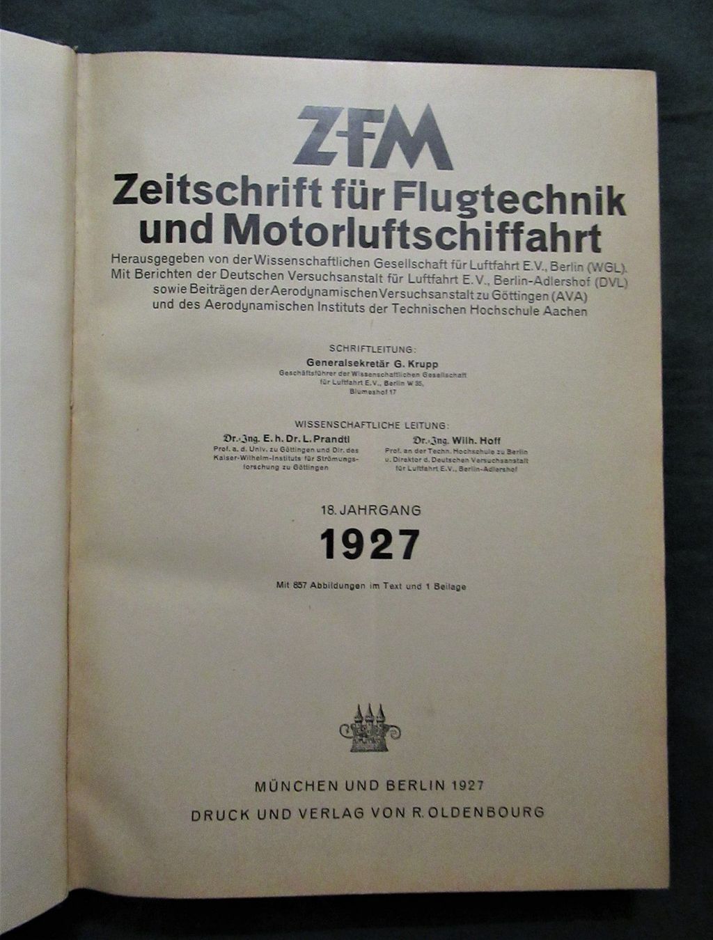 Libri: Flugtechnik Motorluftschifffahrt Aviatik – Usato da Hedingen venduto da Protechnica 1
