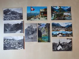 9 x Karten Glarus ab 1924