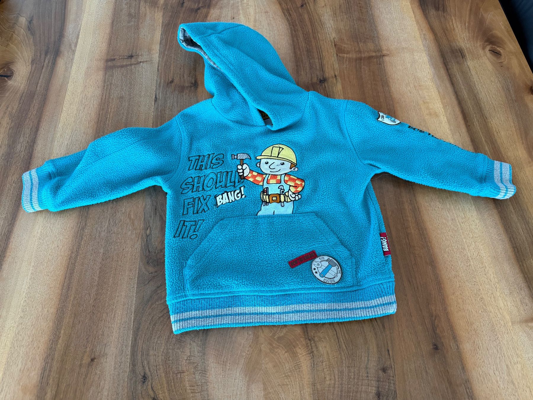 Maglioni & Felpe: Fleece-Pullover mit Bob Baumeister, Grösse 92 – Usato da Haslen AI venduto da s176