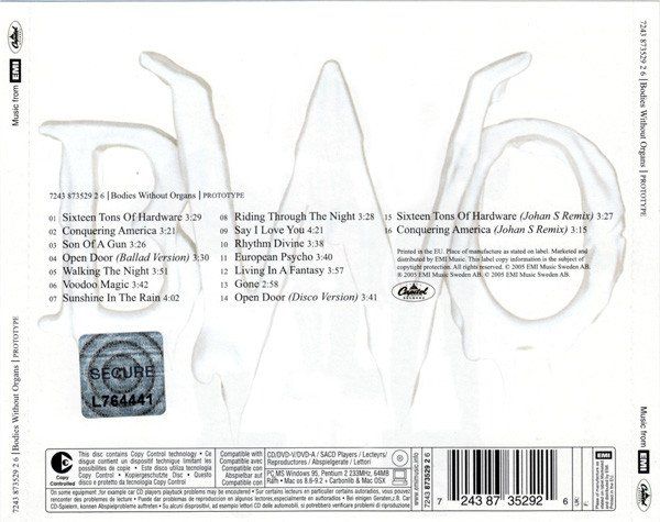 CDs: bodies without organs - prototype – D'occasion à Uzwil par visions77 1