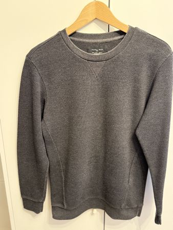 Felpa grigio scuro ZARA MAN 