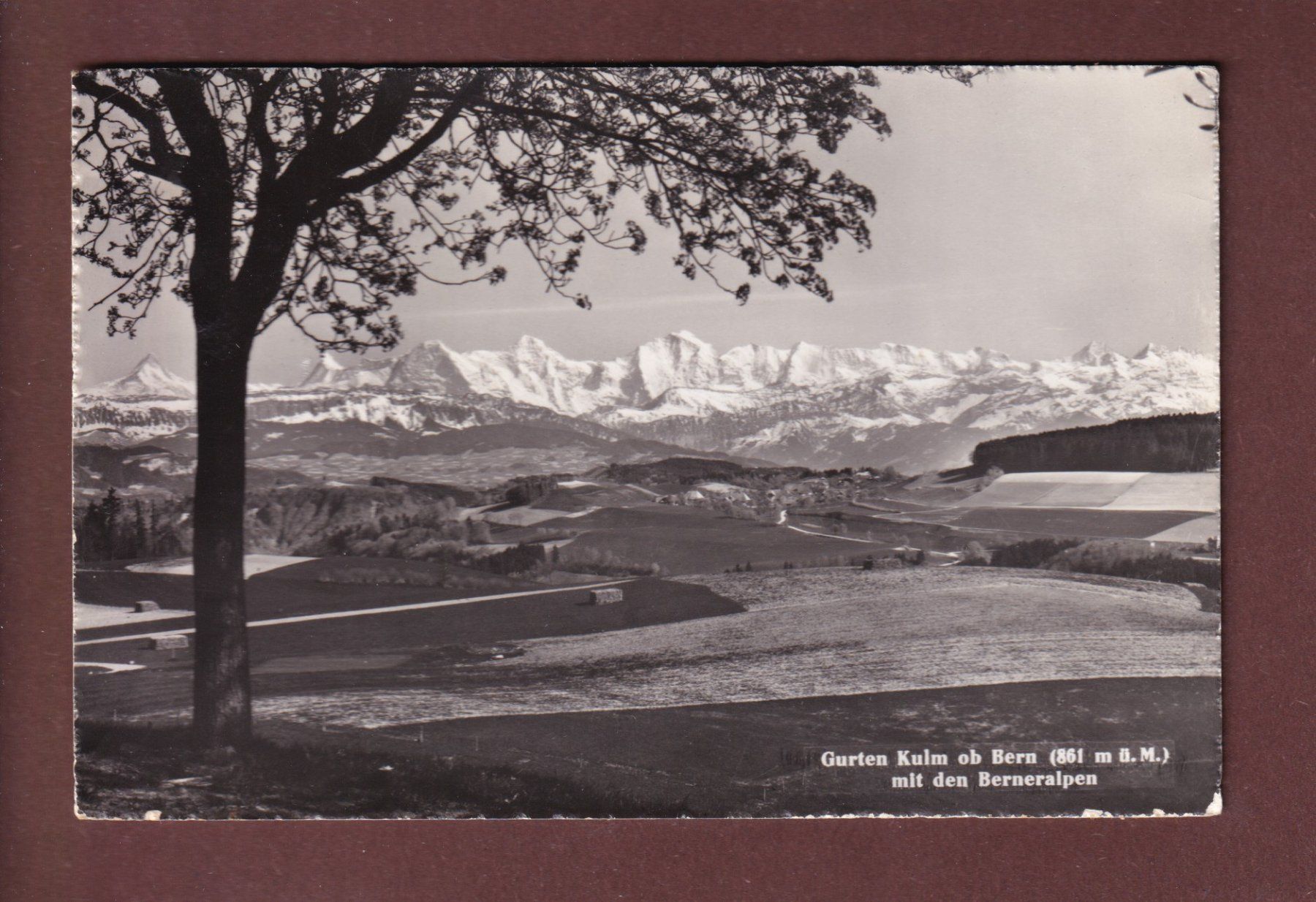 Cartoline postali: GURTEN KULM ob Bern - 1957 – Usato da Pully venduto da nicecards-shop