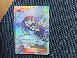 Pokemon Lillie Fullart Sun Moon Base Set near Mint