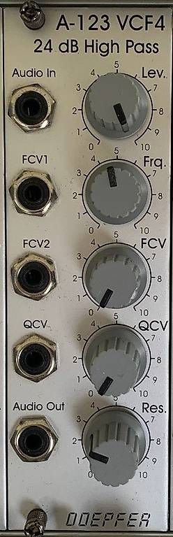 Doepfer Strumenti musicali: Eurorack Modul - Doepfer - A-123 VCF4 High Pass Filter 24 db – Usato da Fraubrunnen venduto da Hypernova