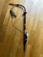 Antike Tabakpfeife handgeschnitzt aus Hirschgeweih