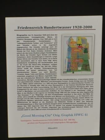 Poster & Bilder: Hundertwasser  "GOOD MORNING CITY" – Neu (gemäss Beschreibung) aus Weinfelden von Kunst2010 2