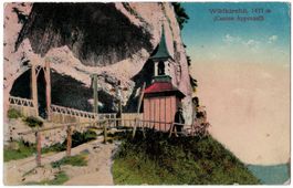 Wildkirchli, Stempel Aescher, gelaufen 1917