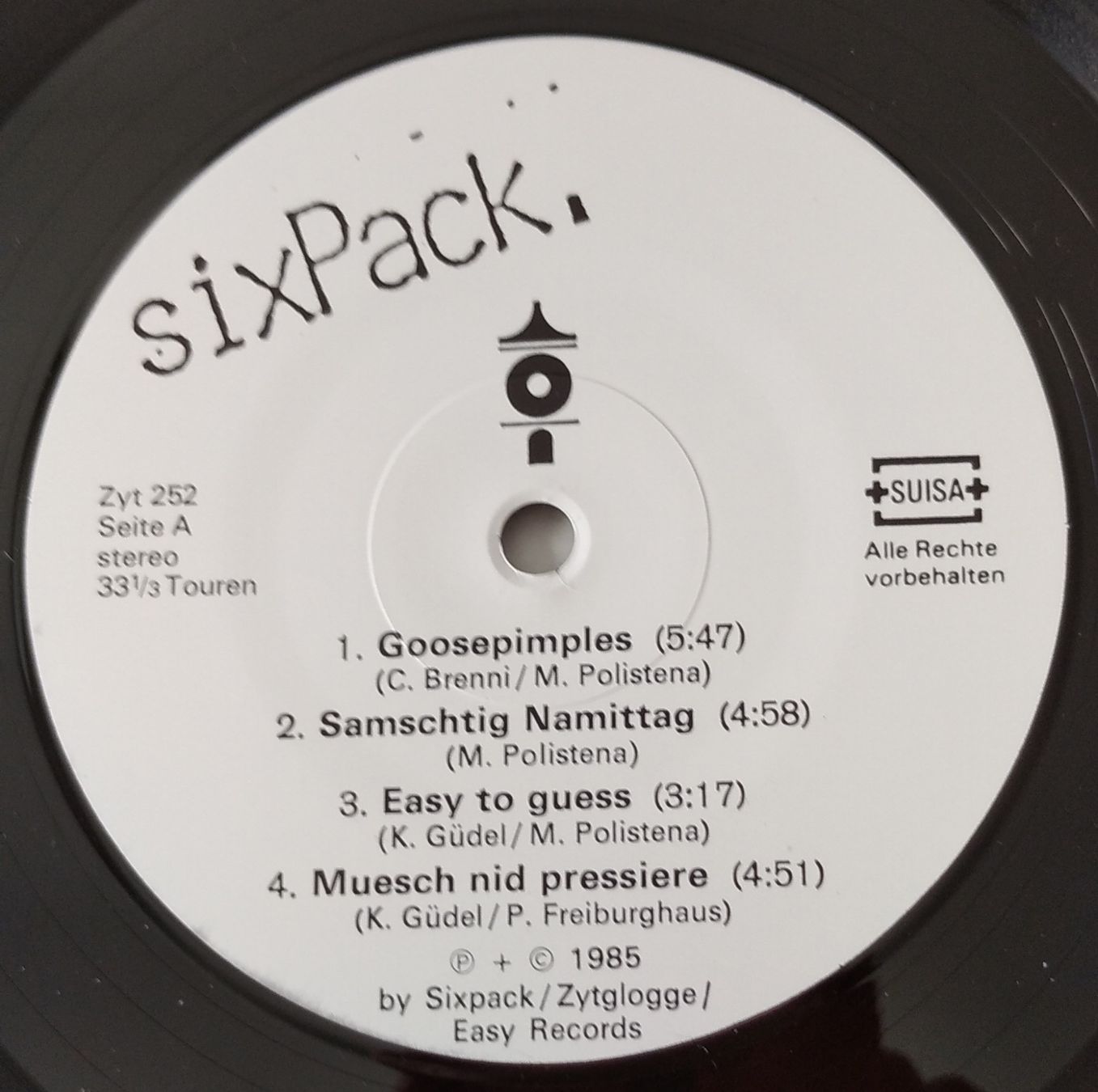 Schallplatten: Sixpack - Sixpack (LP) – Gebraucht aus Rubigen von Honda750 2