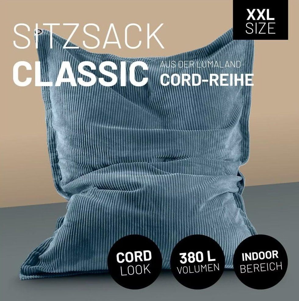 Fauteuils: Lumaland Cord 380L Sitzsack – D'occasion à Moosleerau par lor_j6t7 4