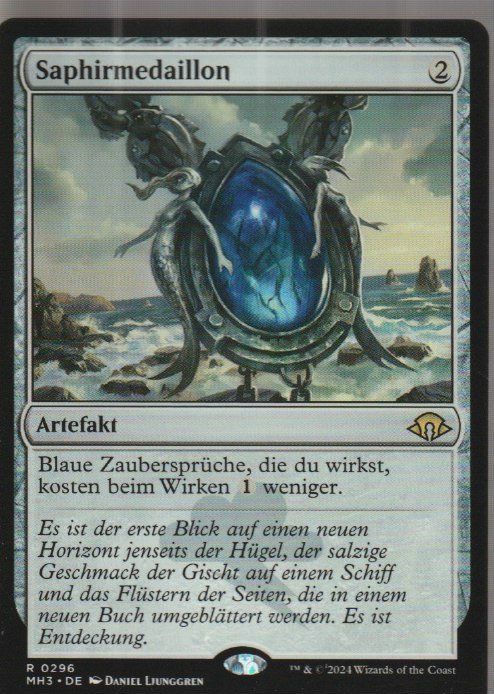 Magic The Gathering Carte collezionabili: TCG Magic The Gathering MTG MH3 0296 Saphirmedaillon – Nuovo (secondo la descrizione) da Vezia venduto da Aquarius_Age