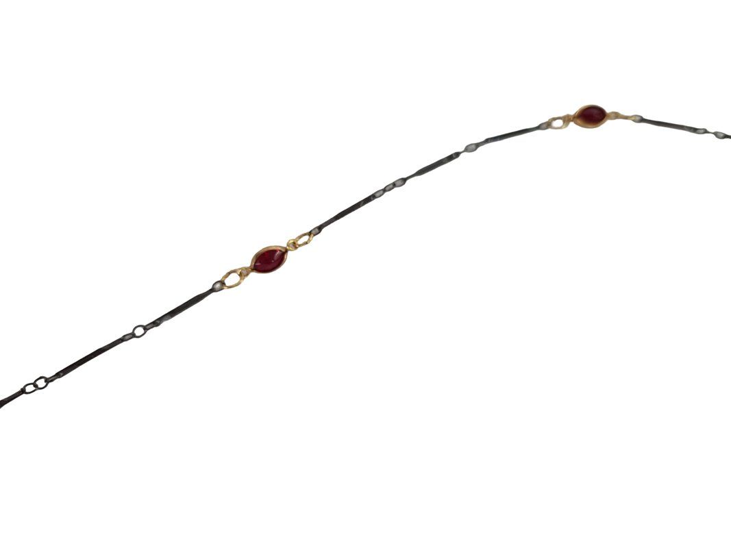 Occhiali & Lenti: Brillenkette mit roten Steinchen – Usato da Wangen b. Olten venduto da Restwert_Wangen 1