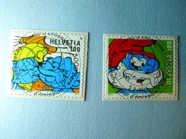 2013 Sondermarke Die Schlümpfe ET Vollstempel 1472+1473