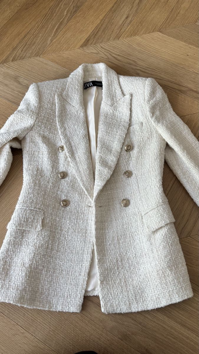 Zara Giacche: ZARA tweeted ecru jacket XS/S – Nuovo (secondo la descrizione) da Zürich venduto da Angela_Fashion_Lover 4