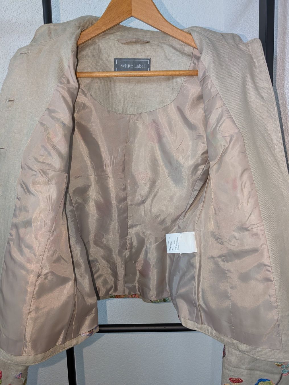 Giacche: Leinenjacke, bestickt, beige, WHITE LABEL, Gr. 38 – Usato da Ermatingen venduto da Hanni_und_Nanni 2