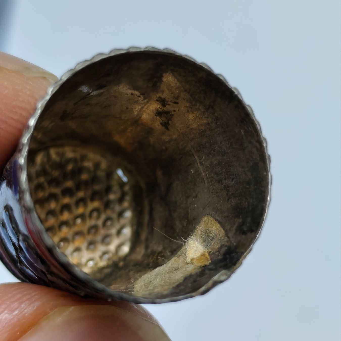 Ditali: Vintage Fingerhut aus silver silber, #A5 – Usato da Châtelaine venduto da Tropic.Watch2 7