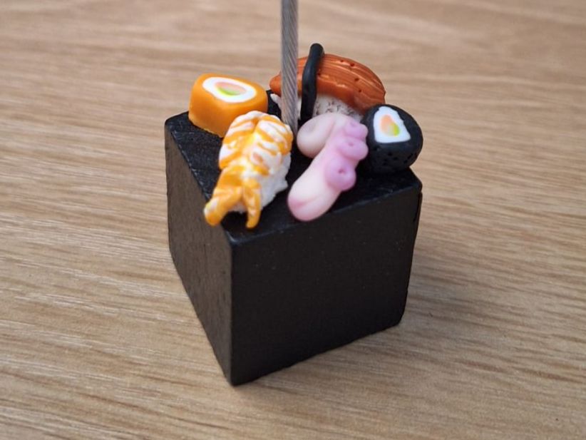 Cornici: Fotohalter, Memo Clip mit Handmade Sushi, Geschenk – Nuovo (secondo la descrizione) da Zürich venduto da HandmadeTinyFood 3