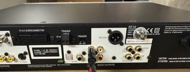 Sistemi audio & multimediali: Lexicon RT 10 Disc Player – Usato da Suhr venduto da Audiobruno 7