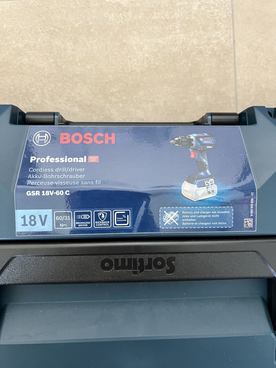 Bosch Trapani: Bosch GSR 18V-60C – Nuovo e nell'imballaggio originale da Giubiasco venduto da Simone927lilla 2