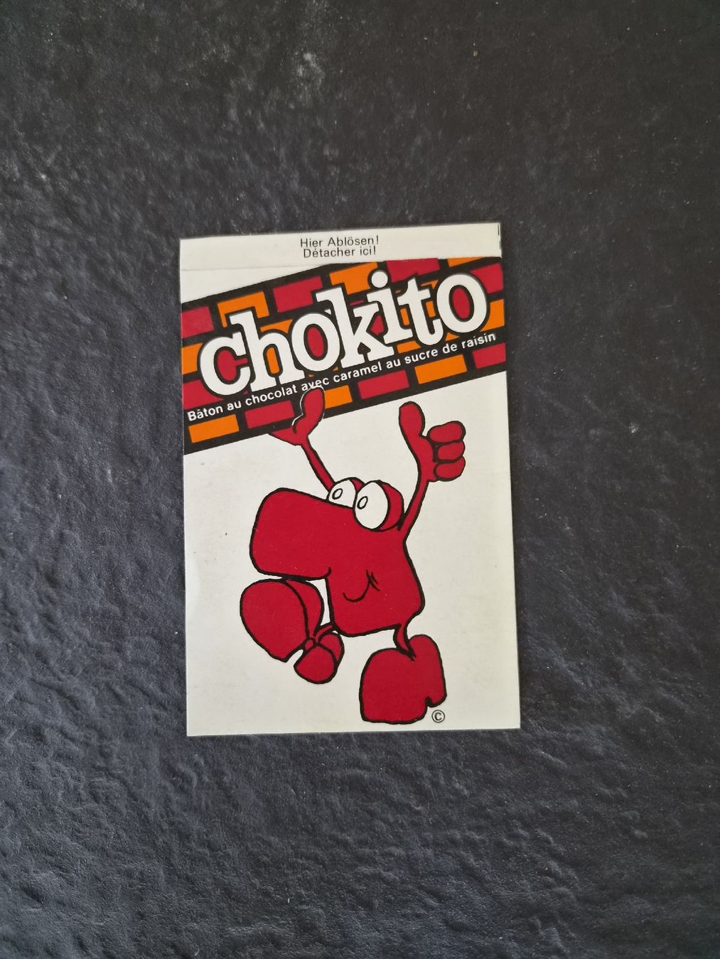 Migros Carte collezionabili: Vintage Chokito Aufkkeber der Migros – Nuovo e nell'imballaggio originale da Luzern venduto da Bonus73