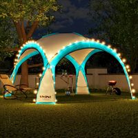 LED Event Pavillon 3,60 m Türkis