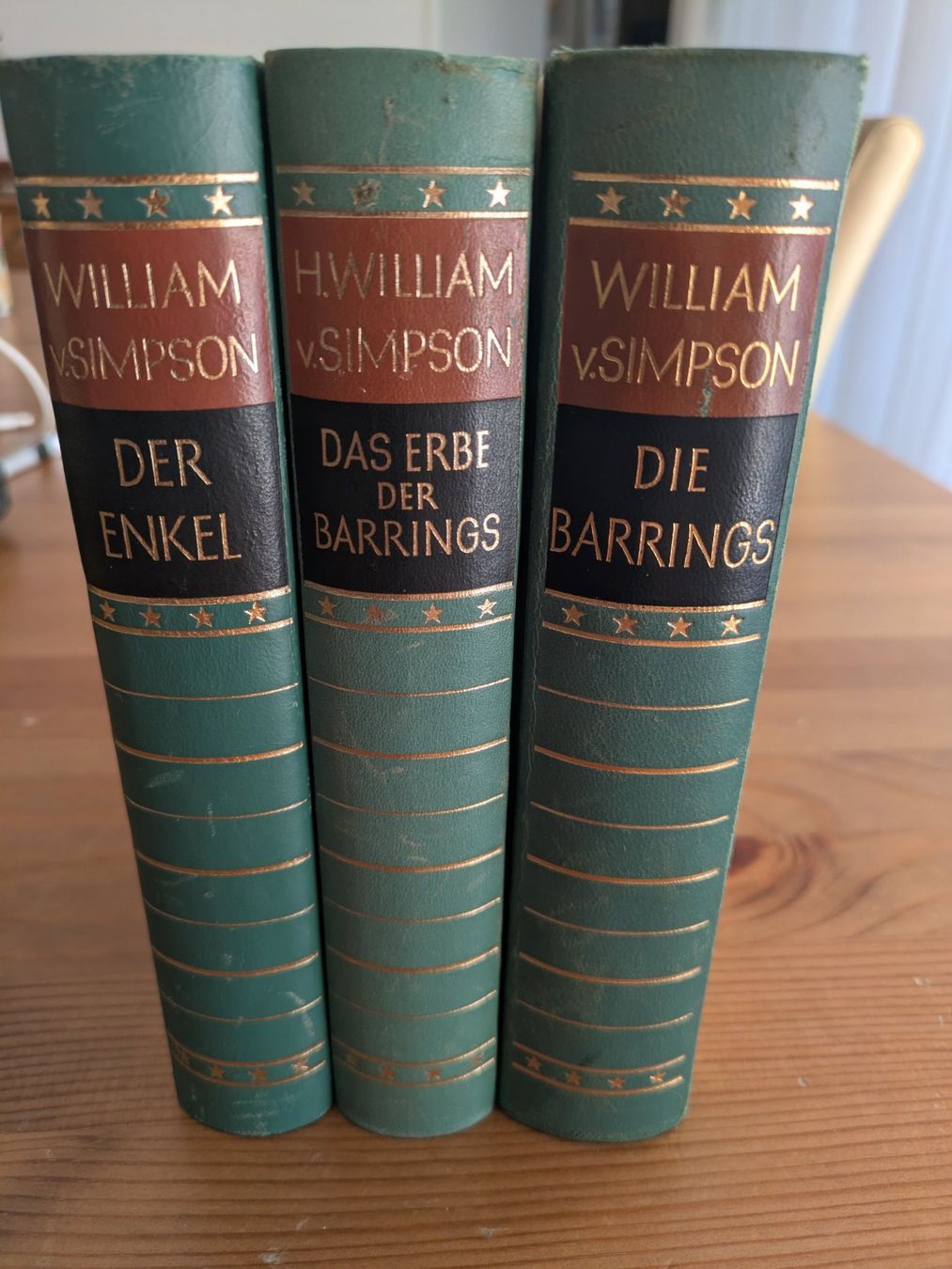 Libri: William Simpson Barrings Romane, 3 Bände, Top Zustand – Usato da Zürich venduto da but_9lq6
