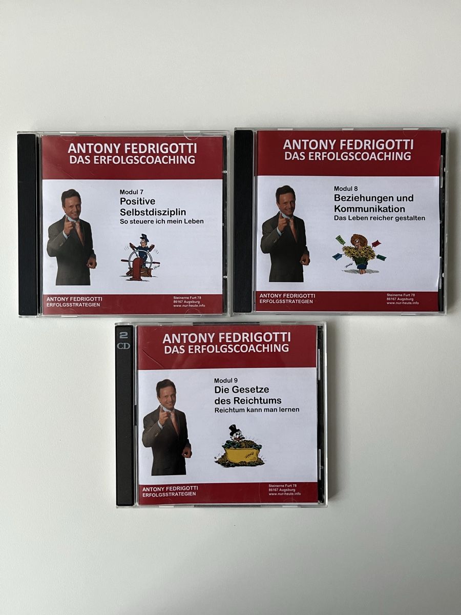 CD: Erfolg - Coaching 9 CD Antony Fedrigotti, komplett! – Usato da Lohn-Ammannsegg venduto da panywa 4