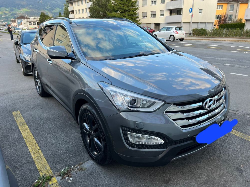 Hyundai Santafe-Anhängerkupplung, Panoramadach, Gepäckträger