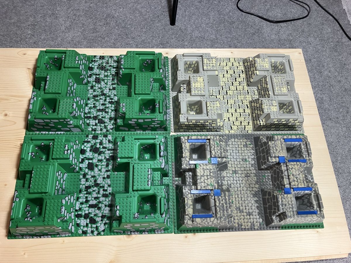 Lego Kit di costruzioni: Lego Burgen 3D Platten  – Usato da Luzern venduto da windundsichtschutz