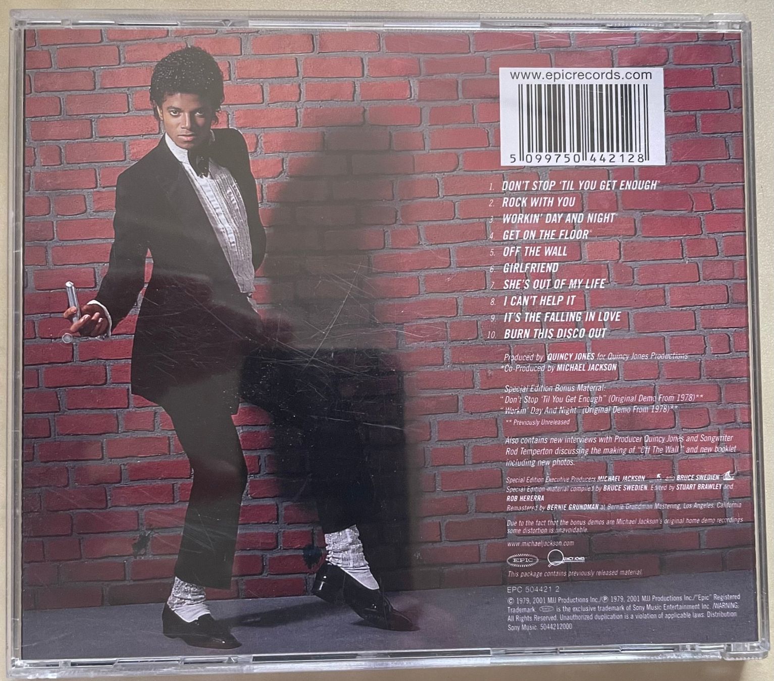 CD: Michael Jackson - Off the Wall (Special Edition) – Usato da Brunnen venduto da Barfly5 1