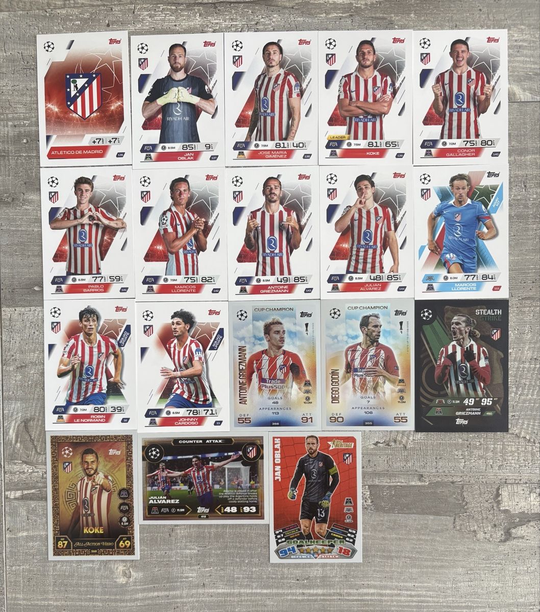 Topps Sammelbilder & Trading cards: Topps Match Attax 2026 Atletico Madrid – Neu (gemäss Beschreibung) aus Effretikon von iph_xb5l