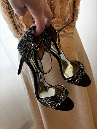 Badgley Mischka Kleid, Gr. 14, altrosa . Nagelneu!