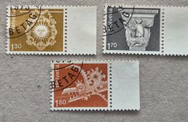 Schweiz 1973 – Kunsthandwerk – Z 537,539, 540 – ET