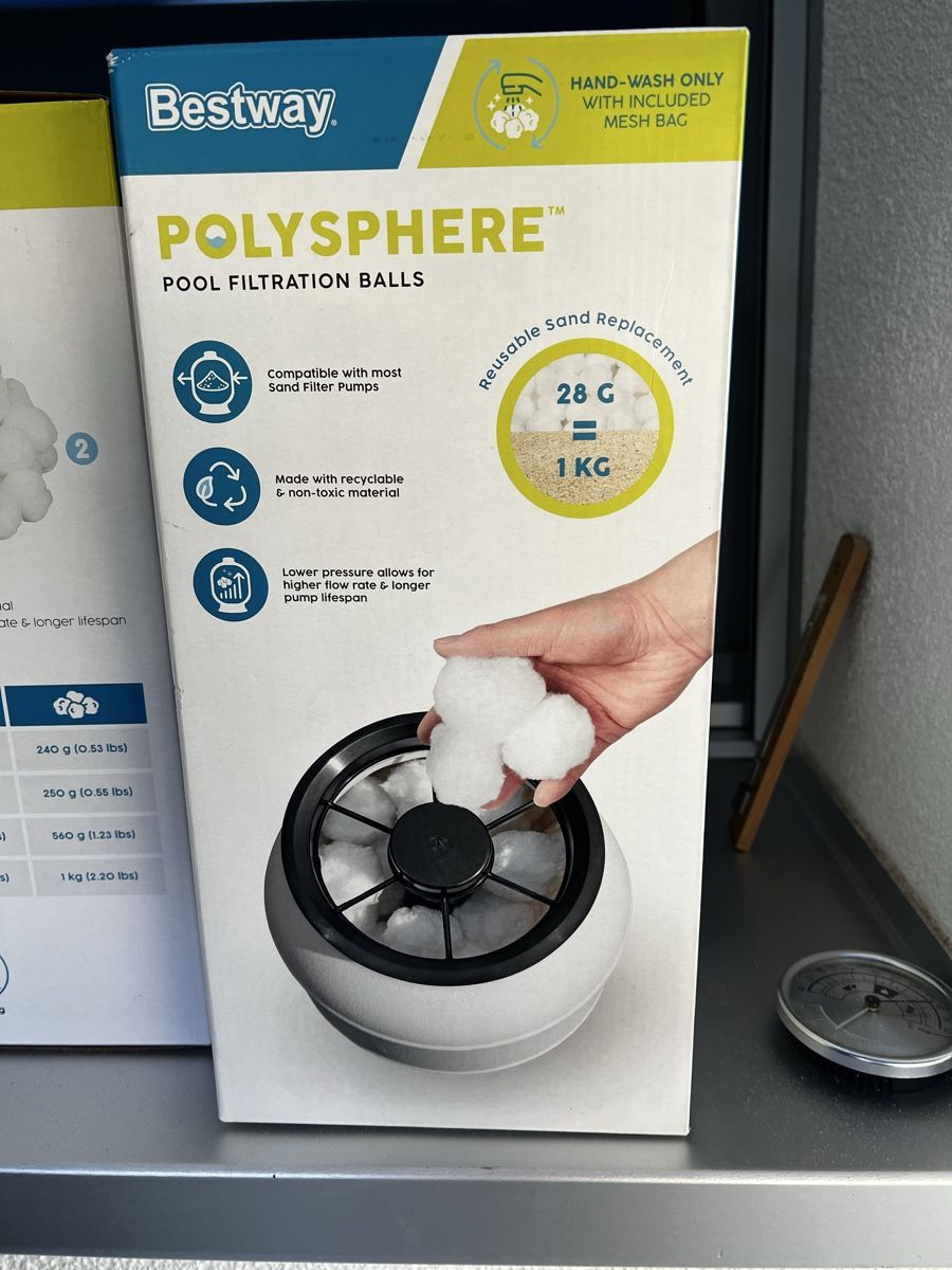 Accessori per Piscine: Sand Filter 11355L/3000gal Pumpe mit Polysphere neu – Nuovo (secondo la descrizione) da Witterswil venduto da pinkomania 5
