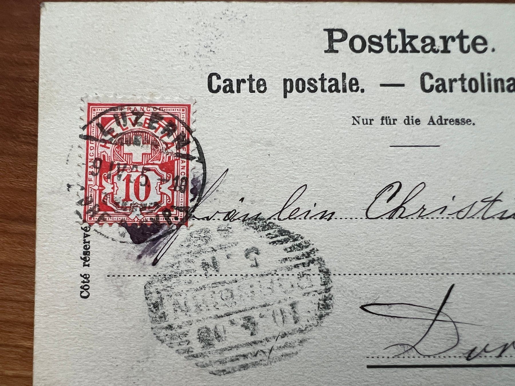 Cartoline postali: AK  1905 Luzern    (G1740) – Usato da Hinwil venduto da Sidi4 1