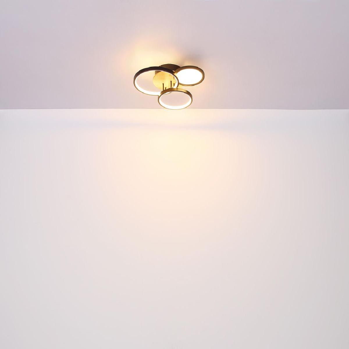 Lampadari & plafoniere: LED Deckenleuchte, Ringe, 40 cm x 38 cm – Nuovo (secondo la descrizione) da Kreuzlingen venduto da Smart-Light