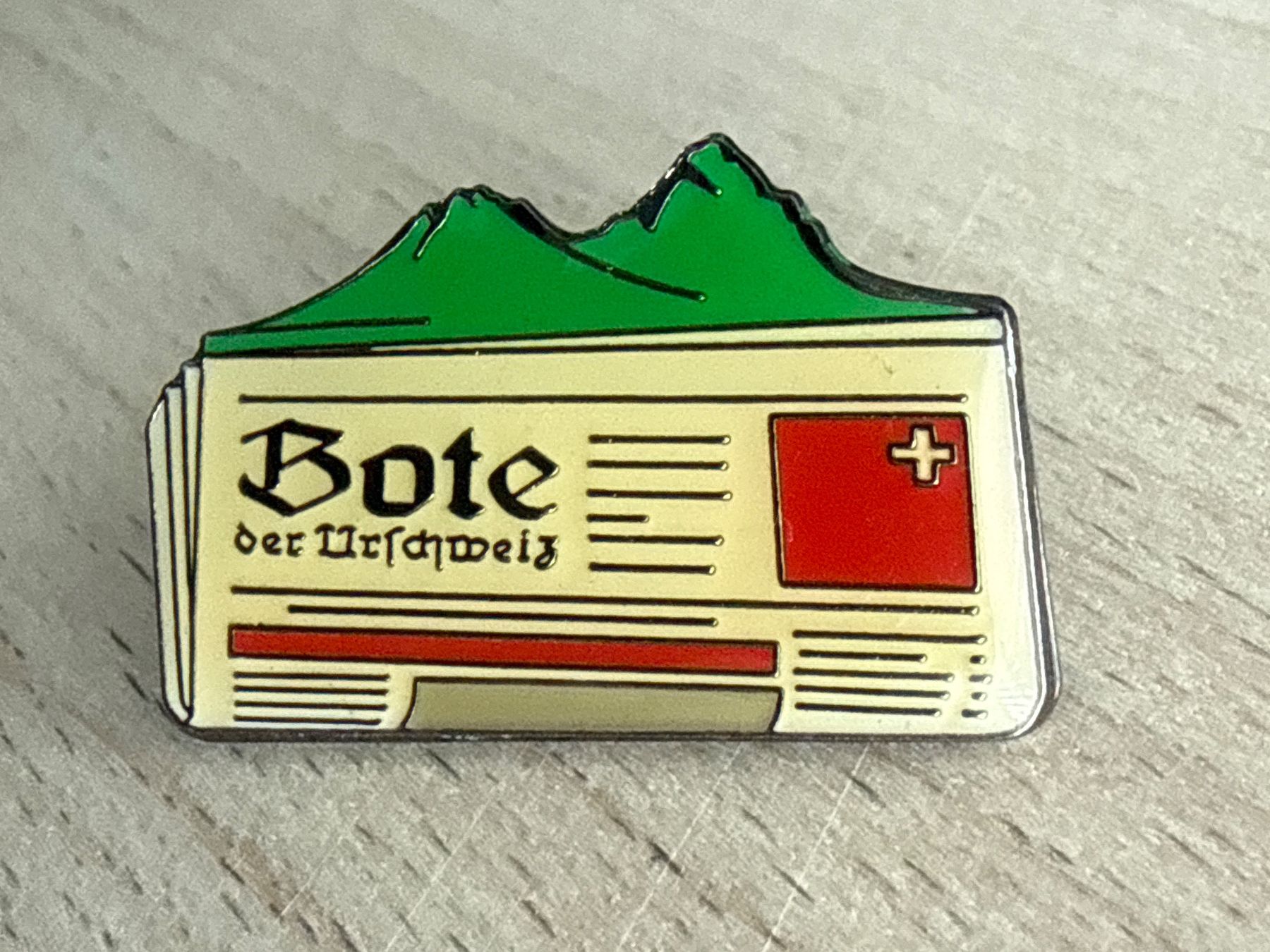 Placchette & Badge: Pin Bote der Urschweiz – Usato da Glattbrugg venduto da Schweigmatt