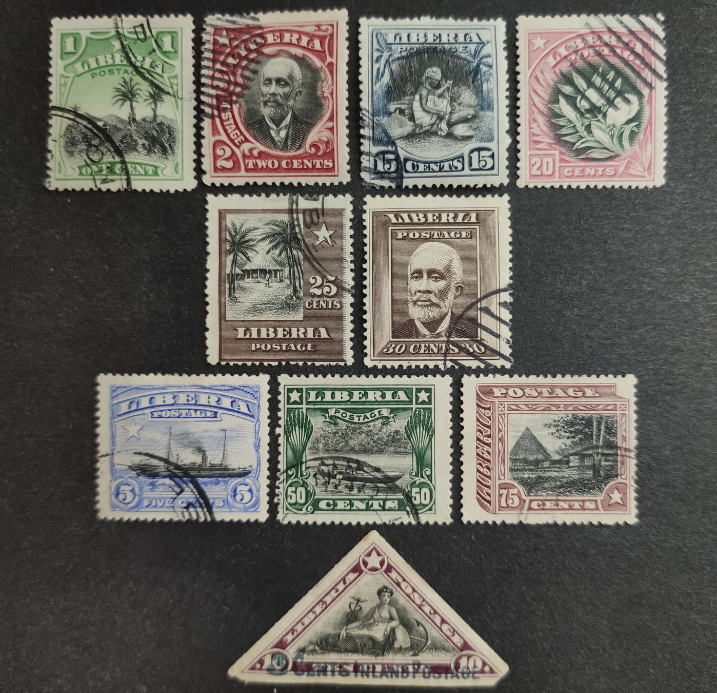 Tutti i francobolli: Liberia 1909-12, LoT gestempelt – Usato da Wil SG venduto da Zazal