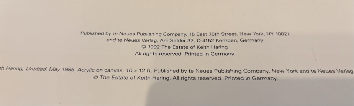 Poster & Bilder: Keith haring – Neu (gemäss Beschreibung) aus Schmitten FR von Moscasto 3