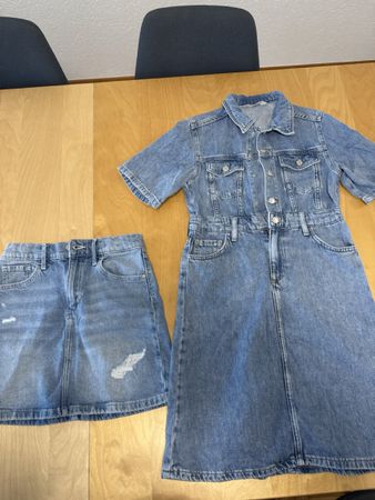 Jeanskleid und Jeansrock 134