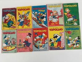 10  TOPOLINI ANNI 1963 BUONI E RARI