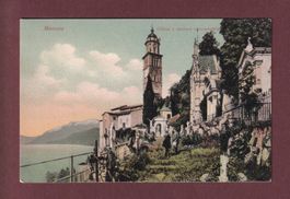 MORCOTE - Chiesa - Cimitero - 1925